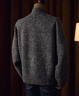 Roll Neck Pure Wool Fisherman Sweater