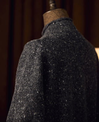 Roll Neck Pure Wool Fisherman Sweater