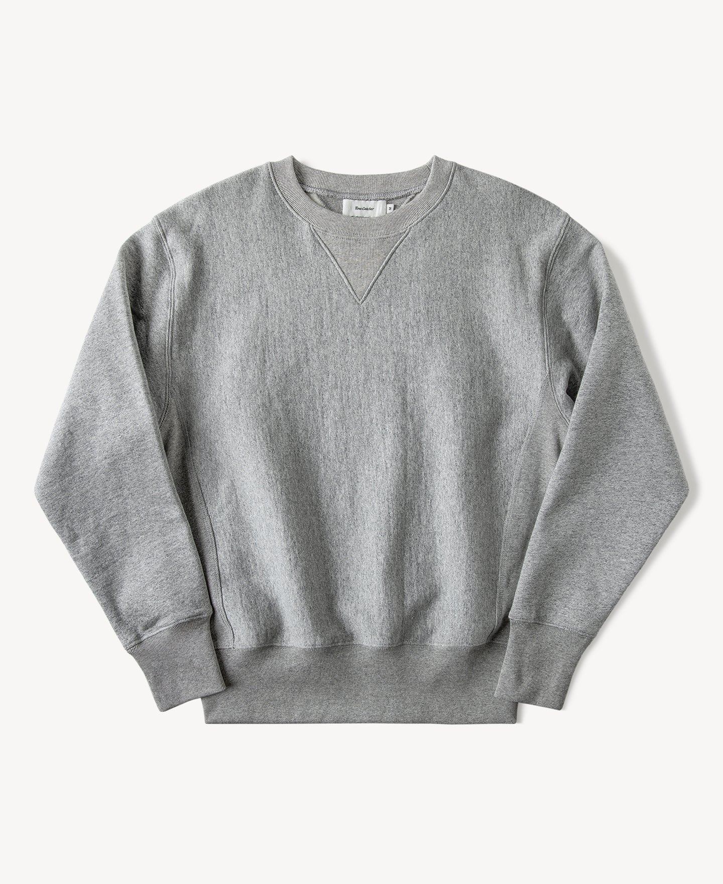 Men's Academy Reverse Weave Double-V Crewneck Sweatshirt | Time