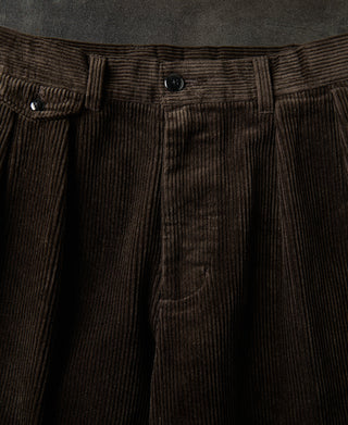 1960s Double Pleated Corduroy Trousers