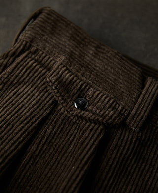 1960s Double Pleated Corduroy Trousers