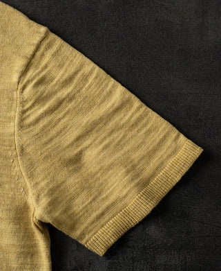 Lightweight Slub Cotton Knit Polo