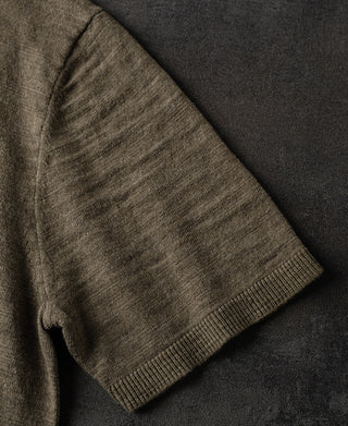 Lightweight Slub Cotton Knit Polo
