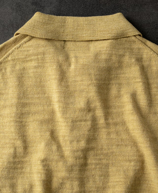Lightweight Slub Cotton Knit Polo