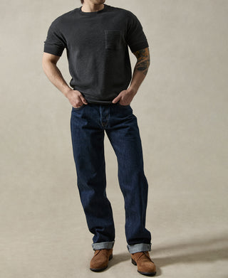 Honeycomb Waffle Knit T-Shirt