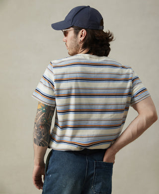 Vintage Striped Cotton T-Shirt