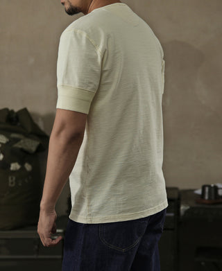 1900s Slub Cotton Short-Sleeve Henley Shirt