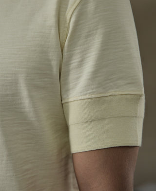 1900s Slub Cotton Short-Sleeve Henley Shirt