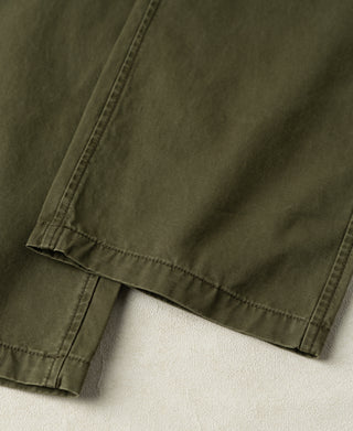 leg opening of Vintage Washed Tapered 5-Pocket Pants