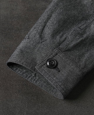 Black Chambray Work Jacket