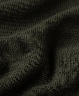 Olive knit cardigan fabric texture close-up
