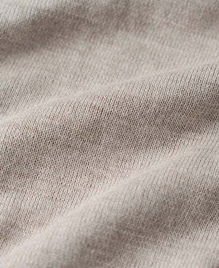 Slub Cotton Long Sleeve Knit Polo