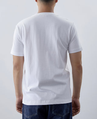 Classic Fit V-Neck Tubular Cotton T-Shirt