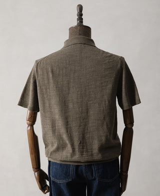 Lightweight Slub Cotton Knit Polo