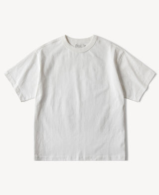 1900s Heavyweight Cotton Jersey Boxy T-Shirt in White