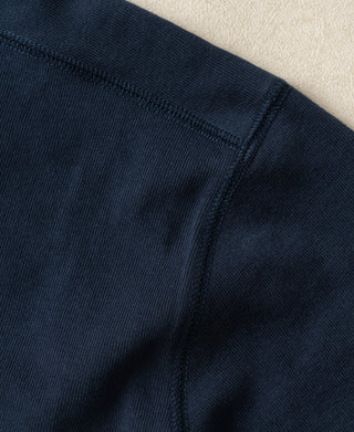 1930s Loopwheel Cotton Henley Shirt