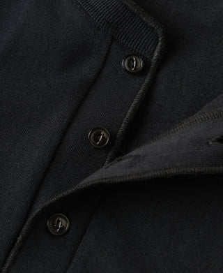 1930s Loopwheel Cotton Henley Shirt
