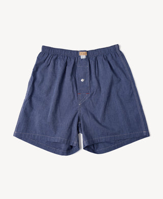 1950s Salt & Pepper Boxer in Royal Blue