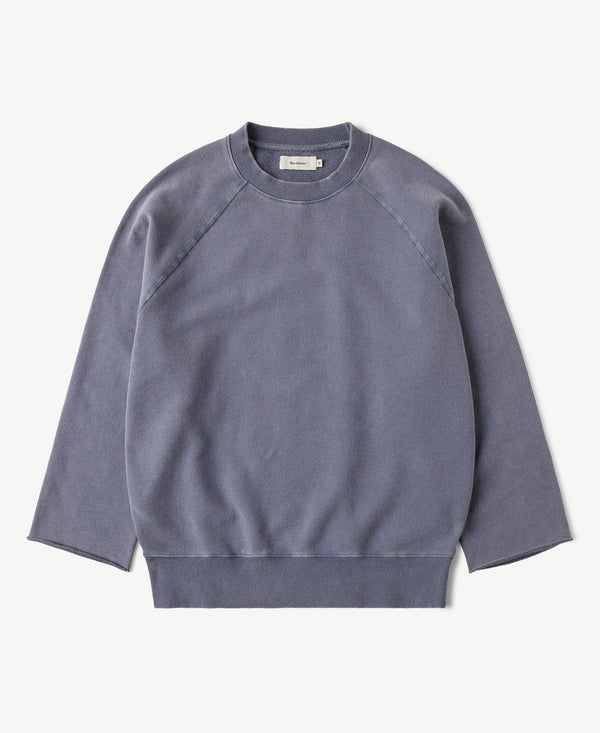 Vintage purple crewneck sweatshirt with raglan sleeves