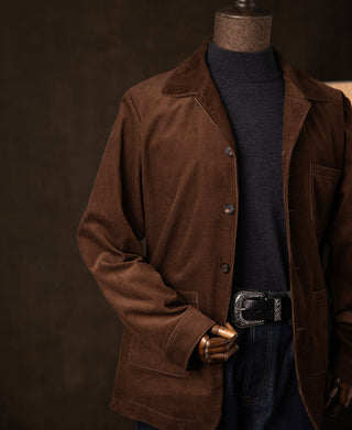 1940s French Corduroy Chore Coat