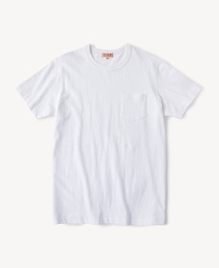 Classic Fit Loopwheel Slub Cotton Pocket T-Shirt