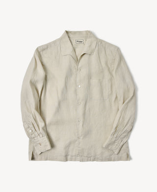 1950s Italian Collar Linen Shirt