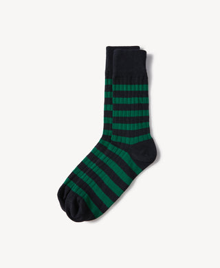 Retro Striped Cotton Socks