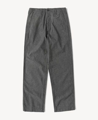 Black Chambray Work Pants