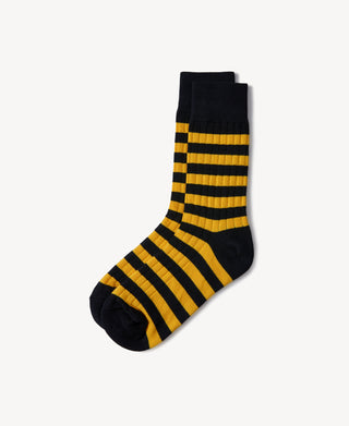 Retro Striped Cotton Socks