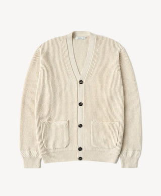 Fisherman Rib US Cotton Cardigan