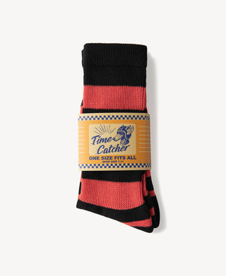 Retro Striped Cotton Socks
