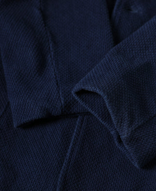 French Indigo-Dyed Sashiko Work Jacket