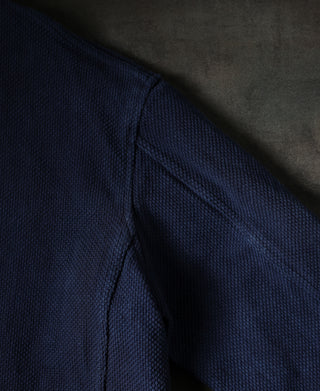 Indigo-Dyed Sashiko Work Jacket