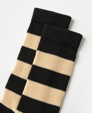 Retro Striped Cotton Socks