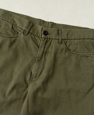 front detail of Vintage Washed Tapered 5-Pocket Pants