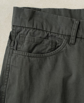 pockets of Vintage Washed Tapered 5-Pocket Pants