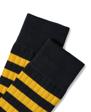 Retro Striped Cotton Socks