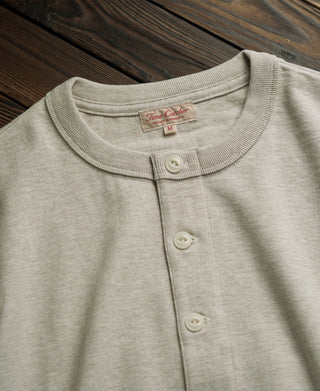 1930s Loopwheel Cotton Henley Shirt