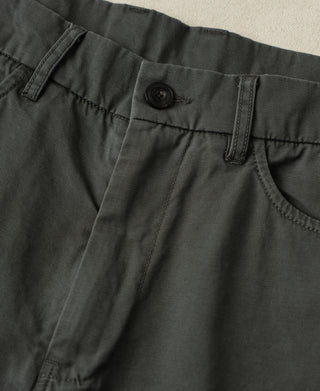front detail of Vintage Washed Tapered 5-Pocket Pants