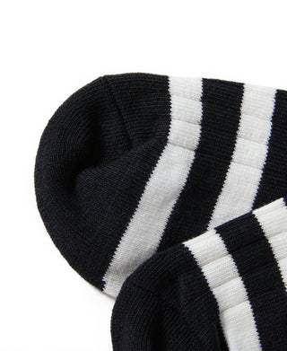 Retro Striped Cotton Socks