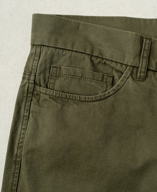 pockets of Vintage Washed Tapered 5-Pocket Pants