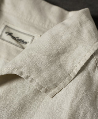 1950s Italian Collar Linen Shirt