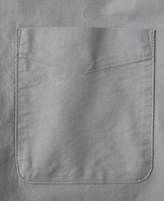 Gray chest pocket with stitched border