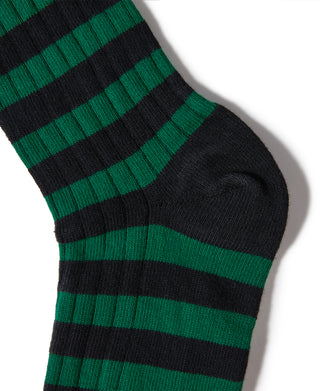 Retro Striped Cotton Socks