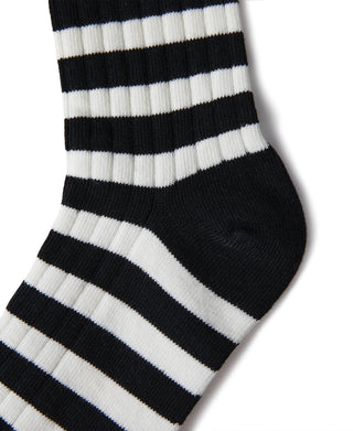 Retro Striped Cotton Socks