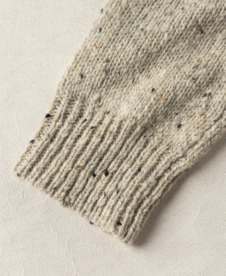 Roll Neck Pure Wool Fisherman Sweater