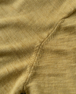 Slub Cotton Long Sleeve Knit Polo