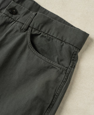 front pocket of Vintage Washed Tapered 5-Pocket Pants