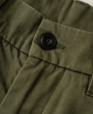 horn button of Vintage Washed Tapered 5-Pocket Pants