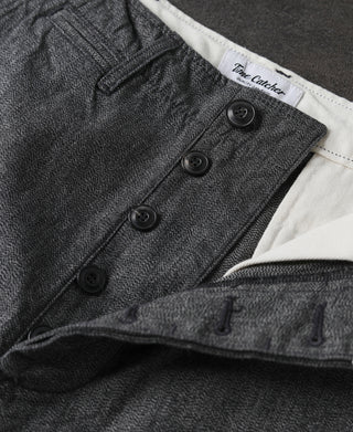 Black Chambray Work Pants